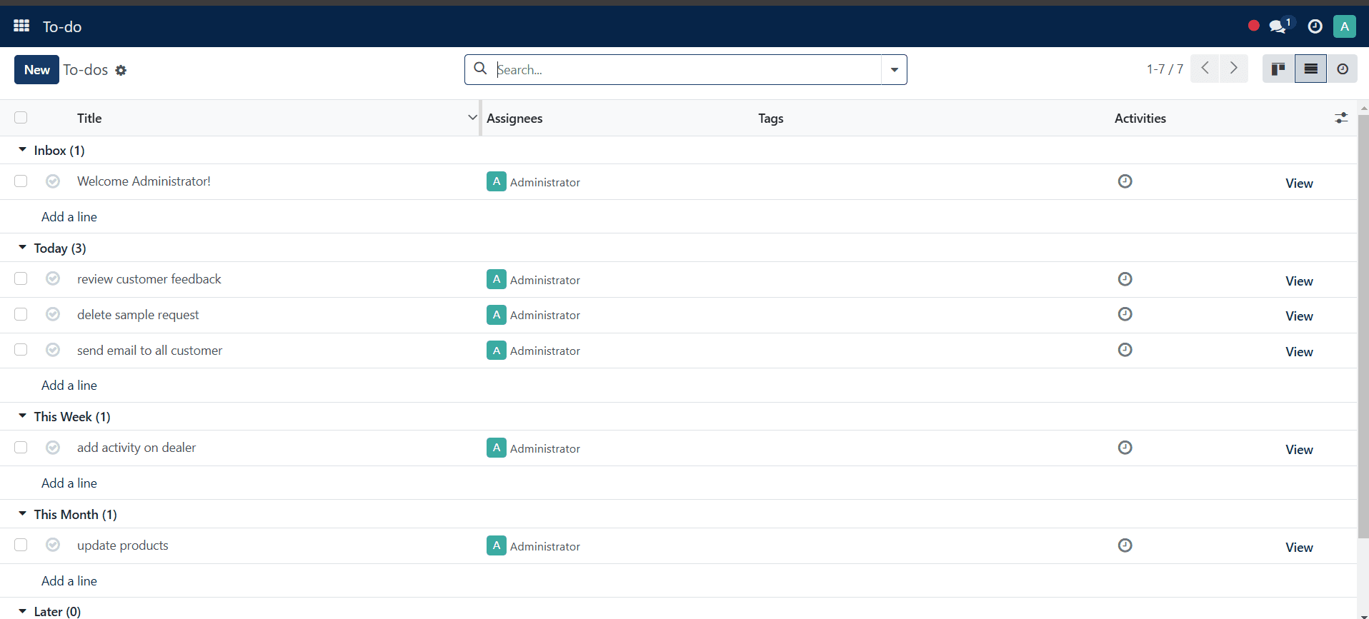 Create Tasks