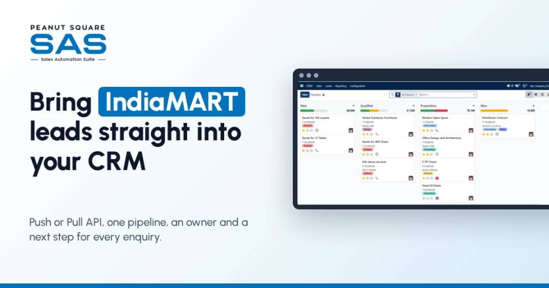 How to Bring IndiaMART Leads Straight Into Your CRM