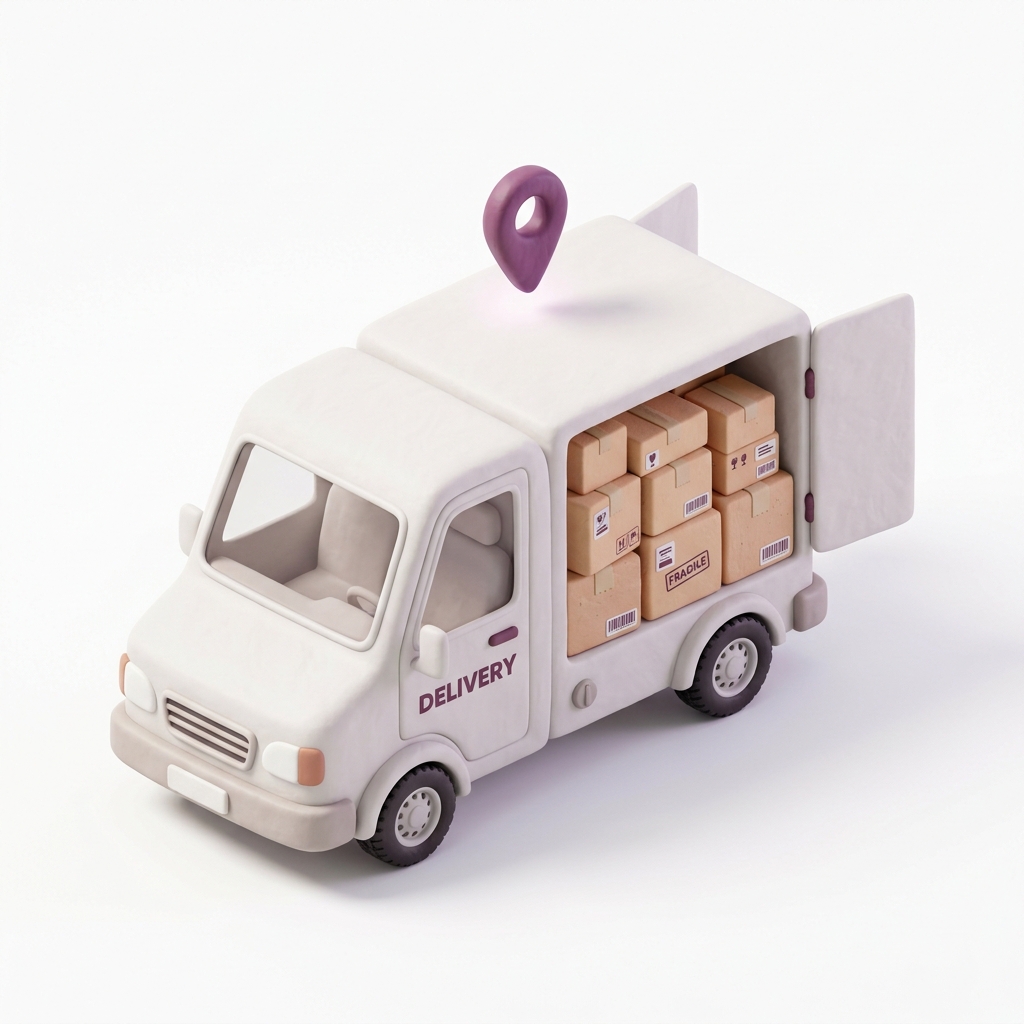 Sales and Distribution 3D Illustration