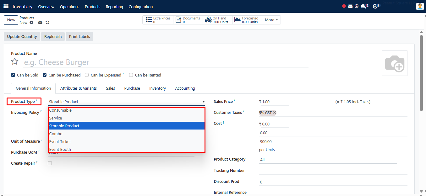 Product Type
