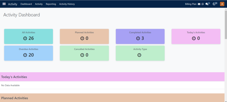 Manage Activity