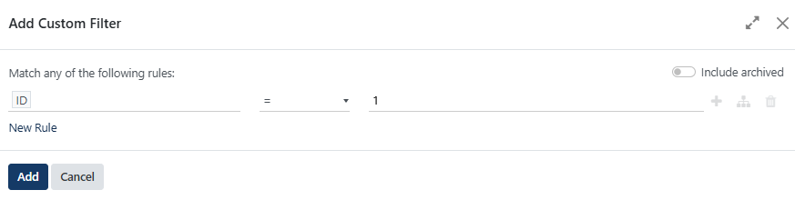 Add Custom Filter