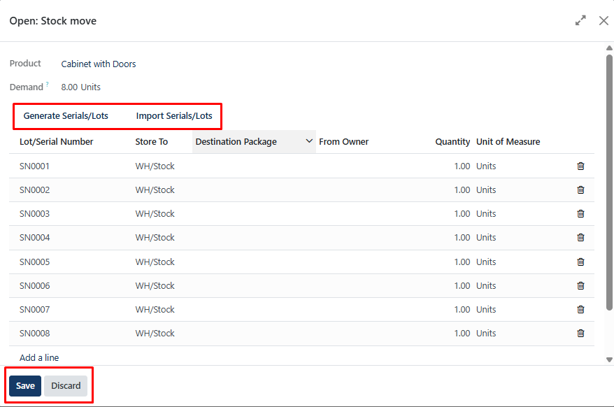 Generate Serial Numbers